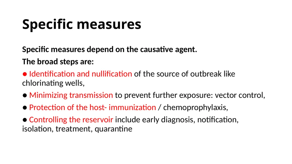 Outbreak Management including Quarantine, - slide 25 of 28