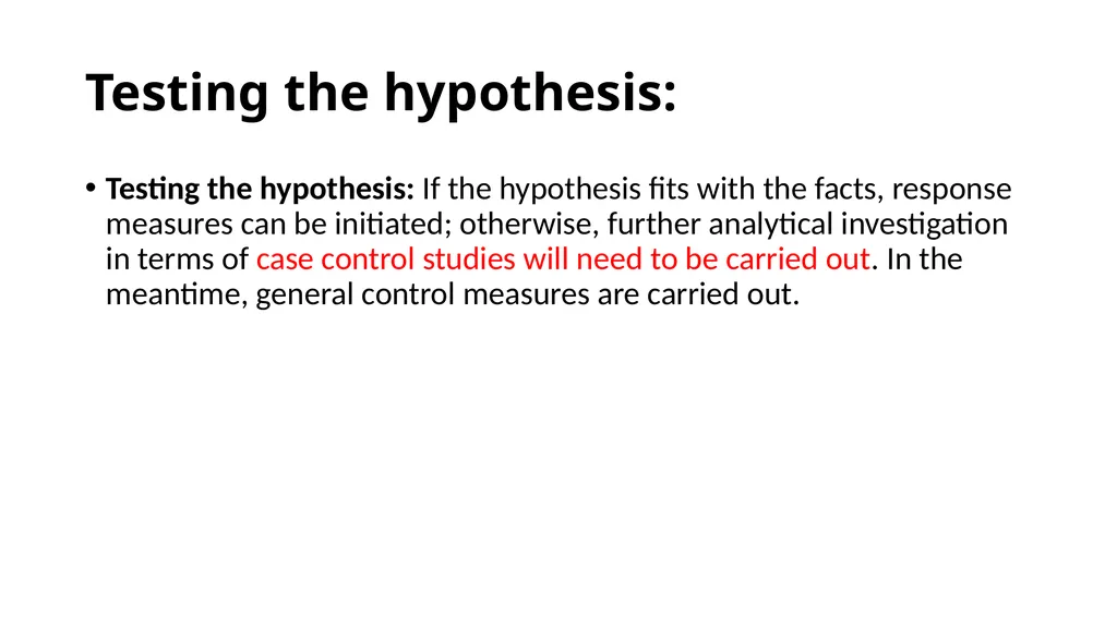 Outbreak Management including Quarantine, - slide 20 of 28