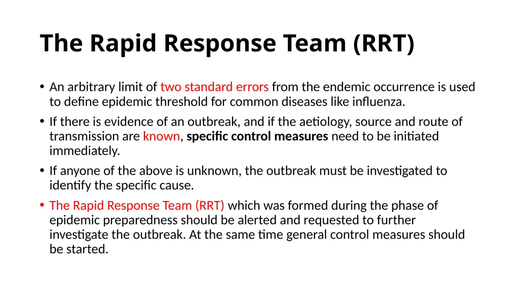 Outbreak Management including Quarantine, - slide 14 of 28