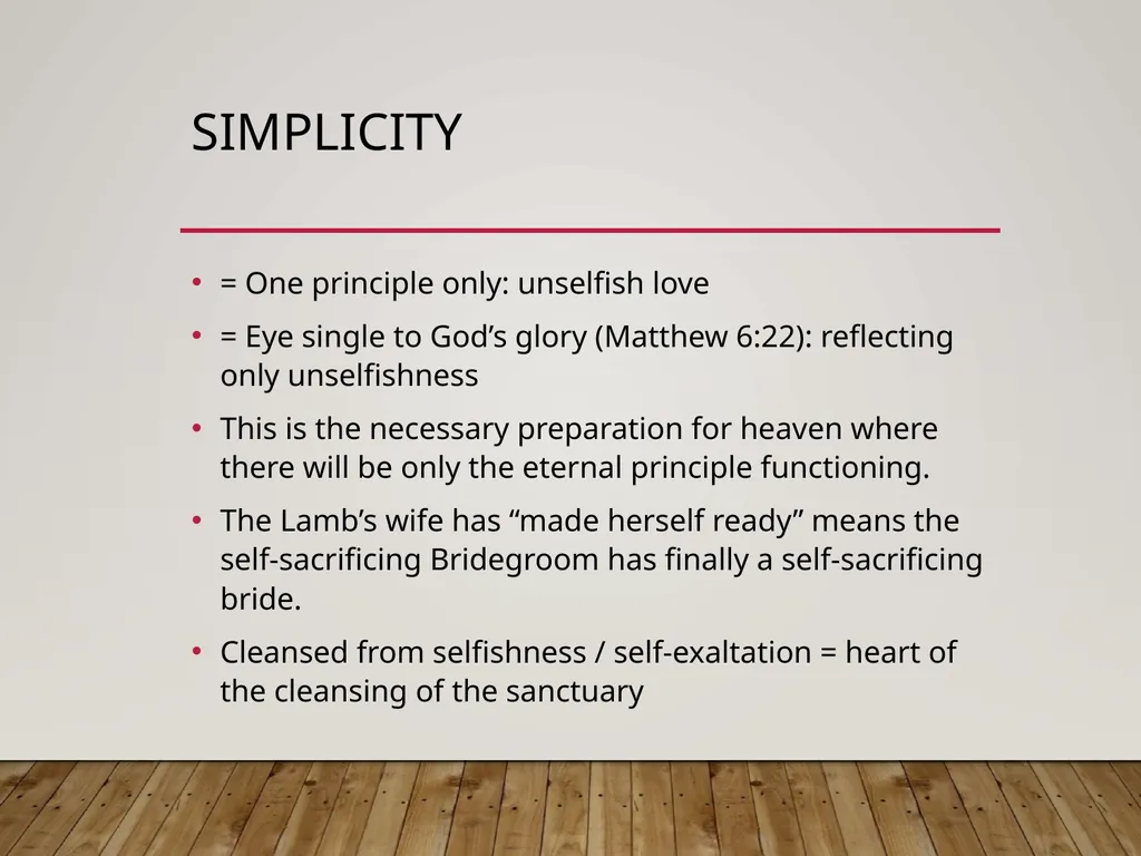 Righteousness simplified: everything swallowed up - slide 6 of 26