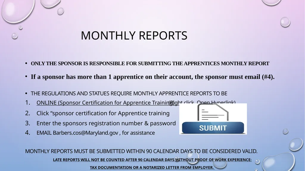 . THE MARYLAND BOARD OF COSMETOLOGISTS - slide 4 of 17