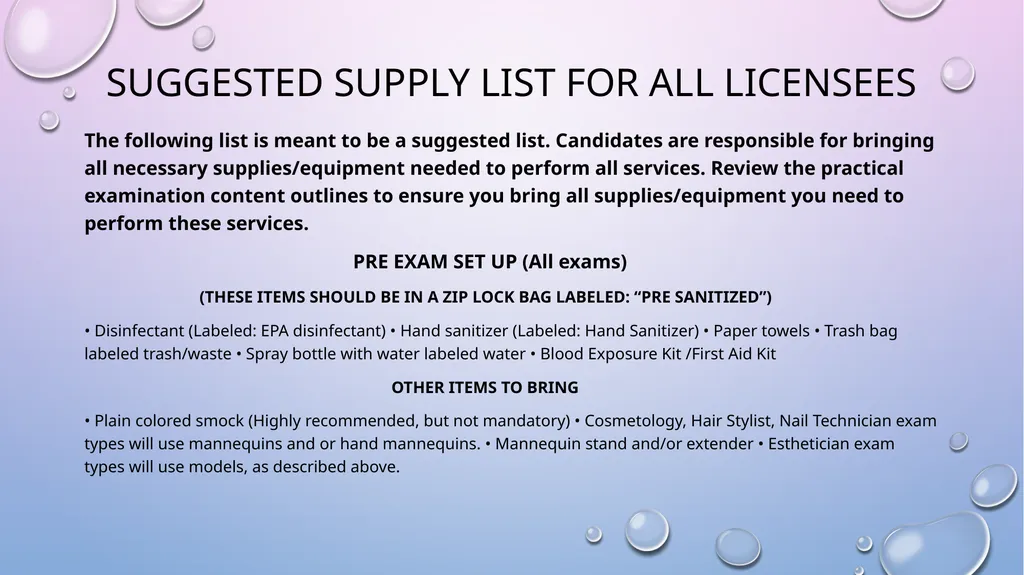 . THE MARYLAND BOARD OF COSMETOLOGISTS - slide 9 of 17