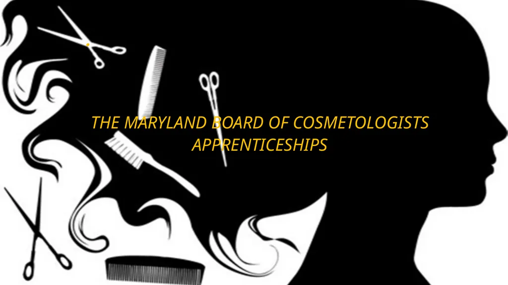. THE MARYLAND BOARD OF COSMETOLOGISTS