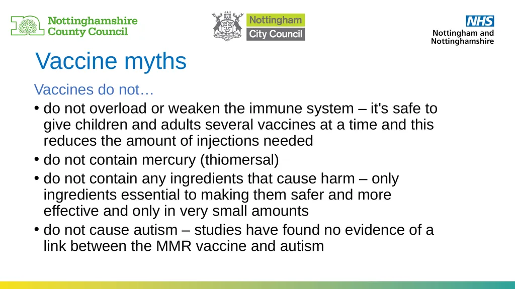 Vaccination webinar For community leaders, - slide 8 of 21