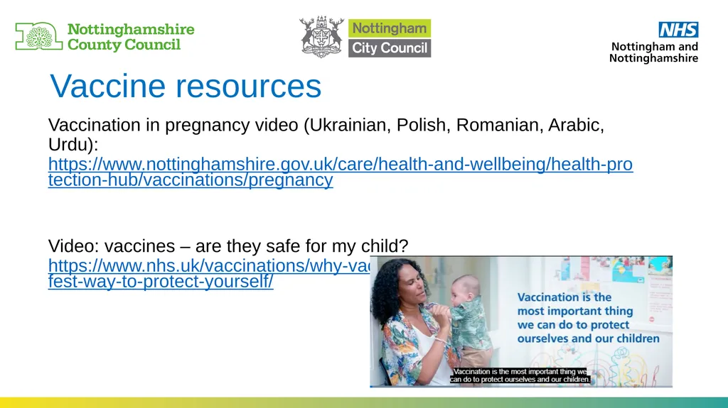 Vaccination webinar For community leaders, - slide 10 of 21