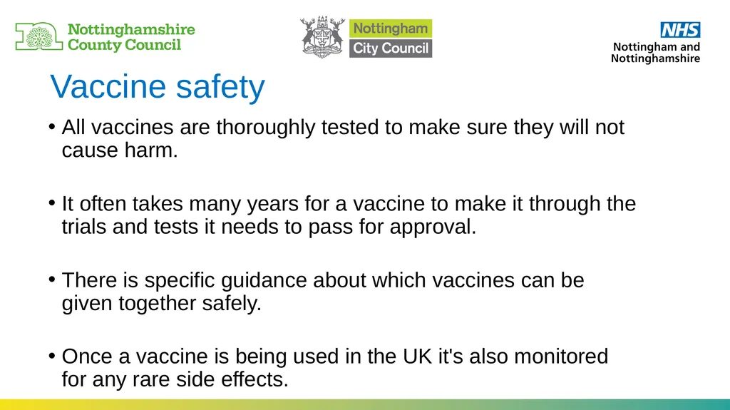 Vaccination webinar For community leaders, - slide 7 of 21