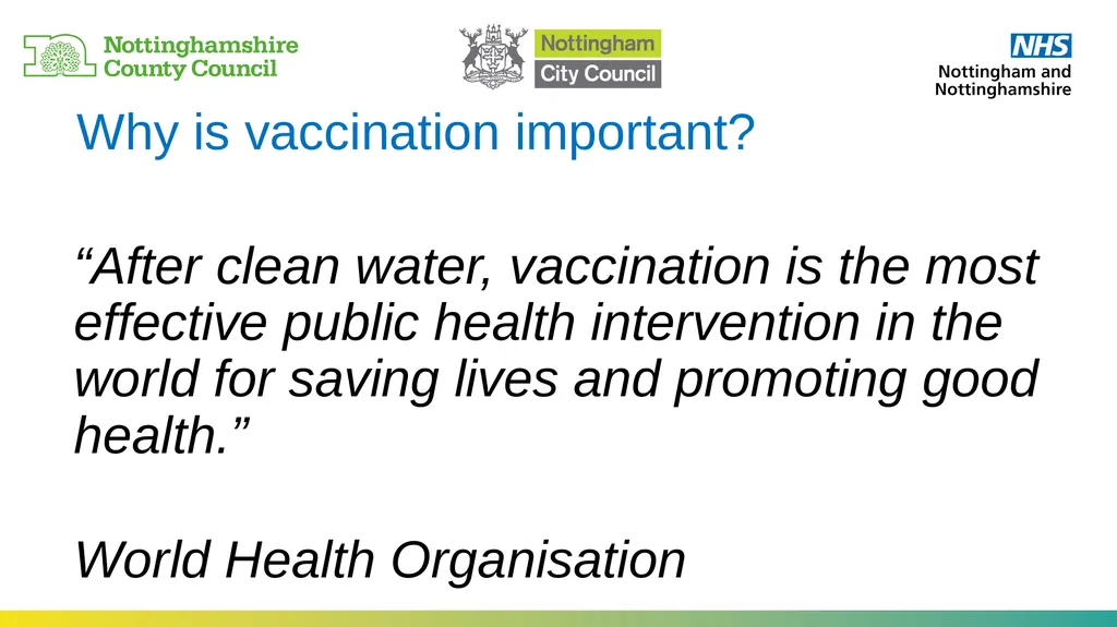 Vaccination webinar For community leaders, - slide 3 of 21