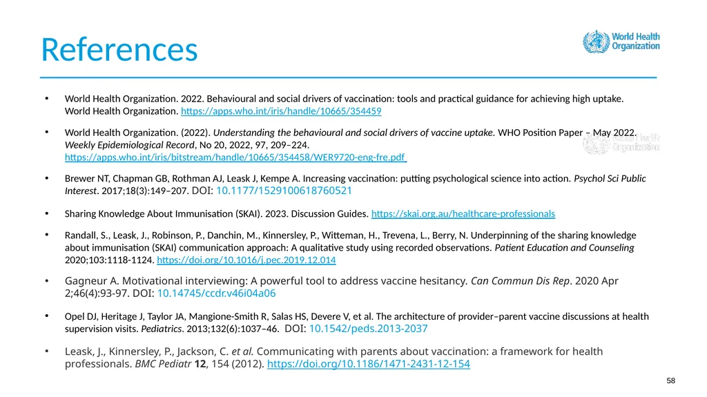 How to use this resource NOTES FOR FACILITATOR. - slide 58 of 59