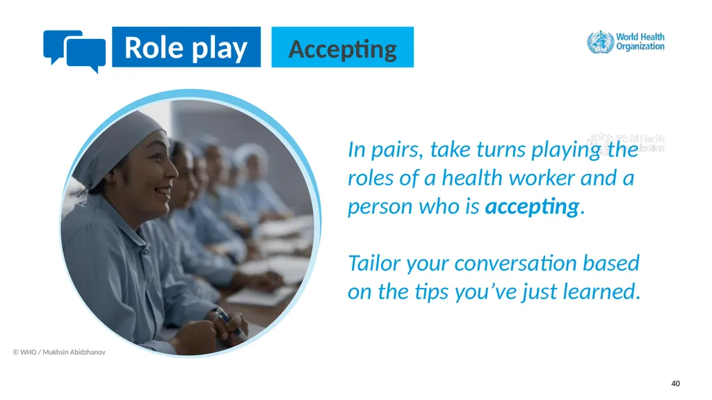 How to use this resource NOTES FOR FACILITATOR. - slide 40 of 59