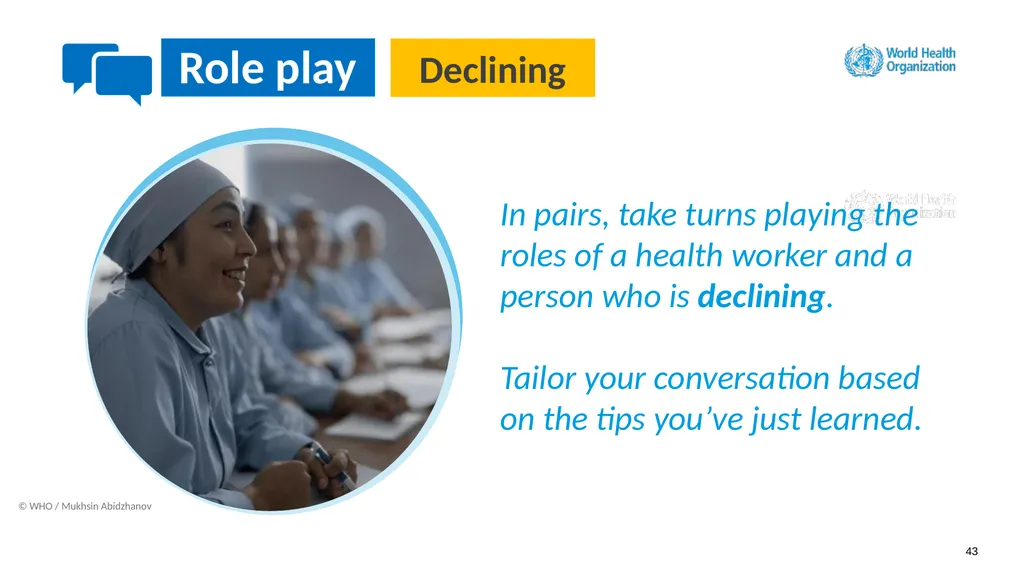 How to use this resource NOTES FOR FACILITATOR. - slide 43 of 59
