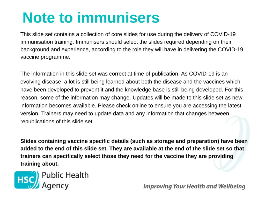 COVID-19 vaccination programme for adults - slide 2 of 82