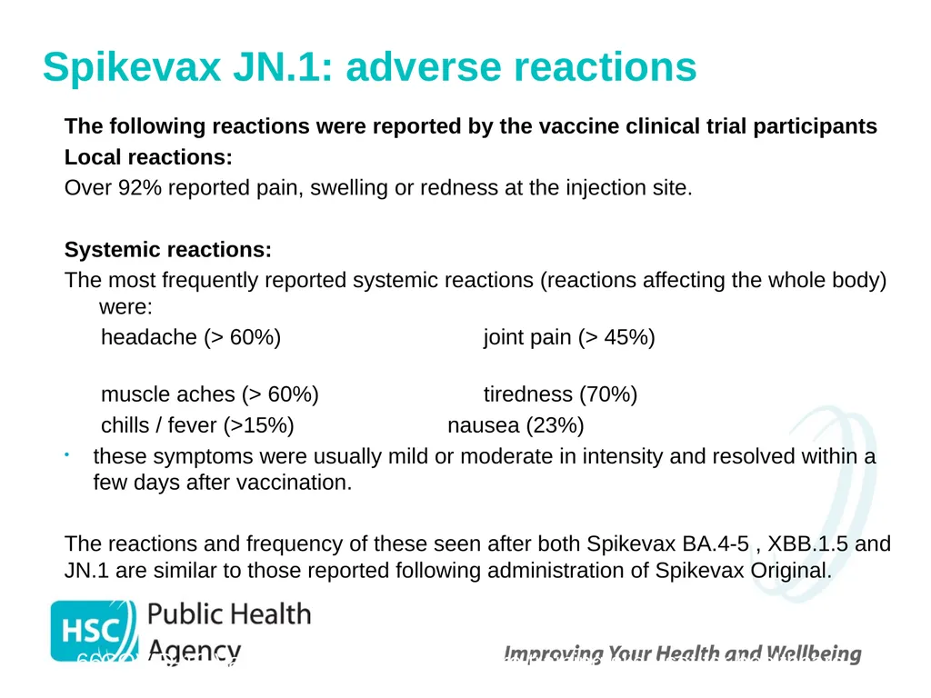 COVID-19 vaccination programme for adults - slide 66 of 82