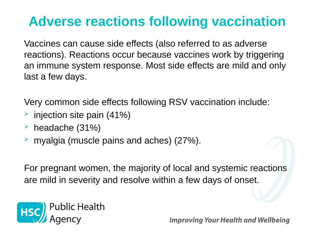 Respiratory syncytial virus (RSV) immunisation for - slide 37 of 39