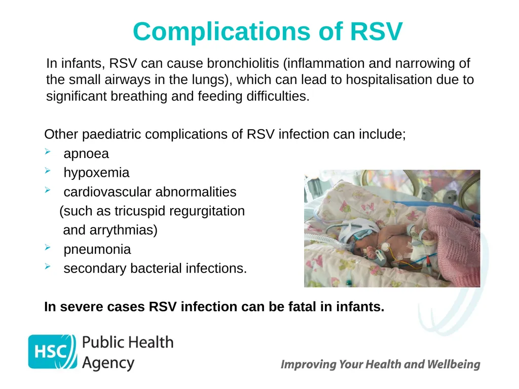 Respiratory syncytial virus (RSV) immunisation for - slide 7 of 39