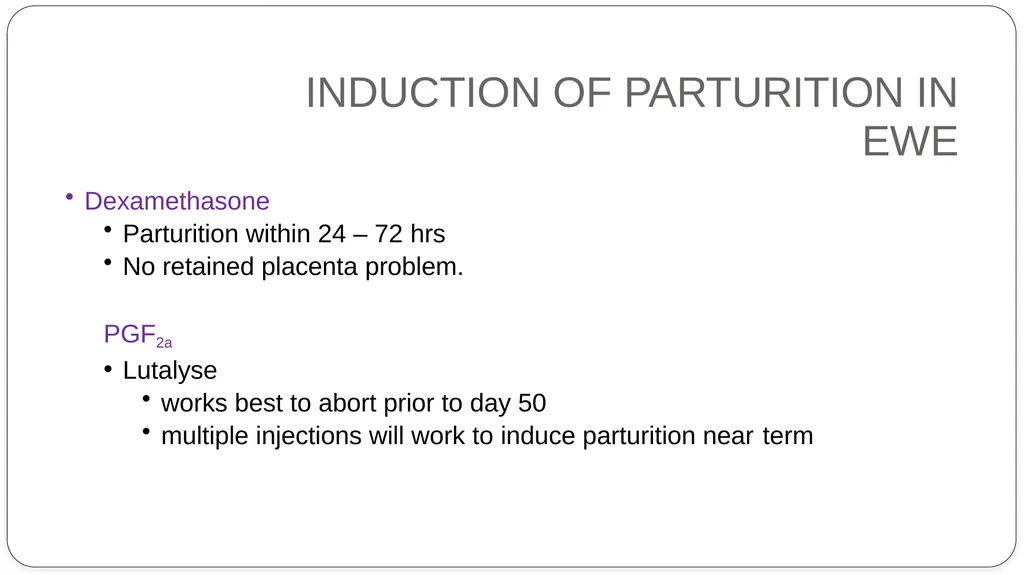 INDUCTION OF PARTURITION & ELECTIVE TERMINATION OF - slide 14 of 28