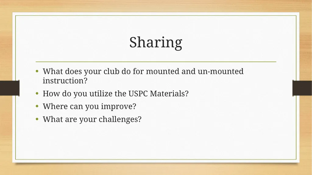 Building Your Club/Center Program Utilizing USPC - slide 9 of 9