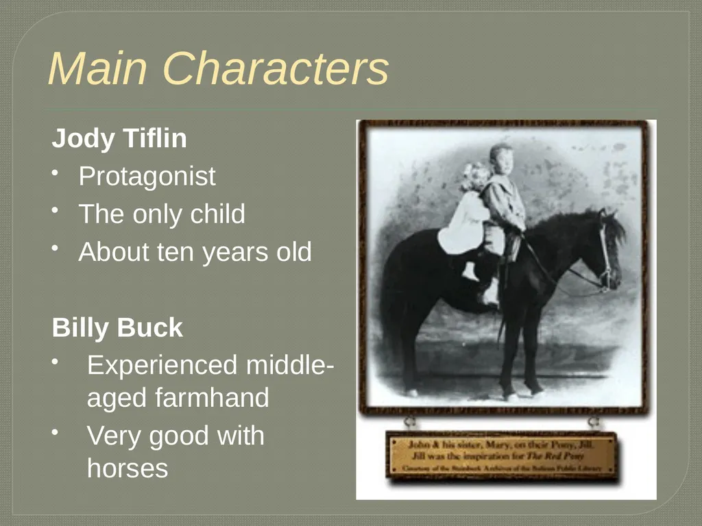 John steinbeck The Red Pony John Ernst Steinbeck - slide 7 of 20