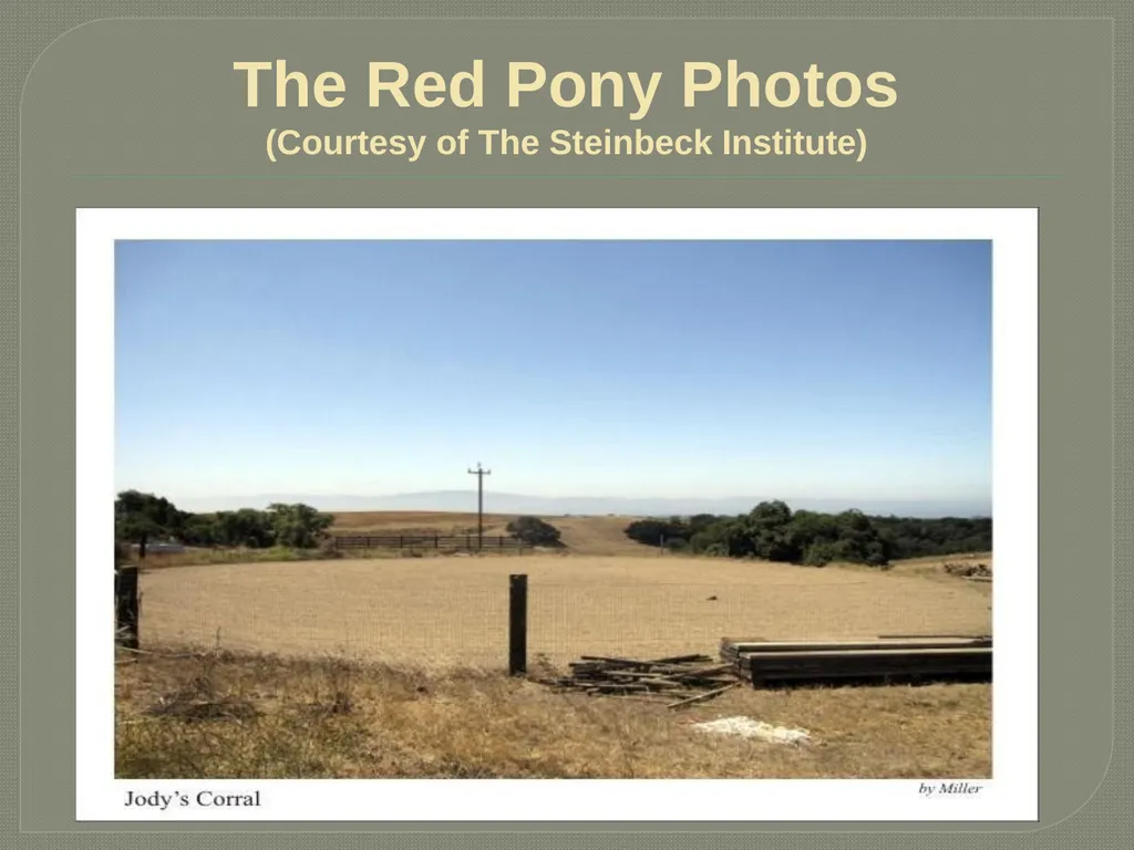 John steinbeck The Red Pony John Ernst Steinbeck - slide 13 of 20
