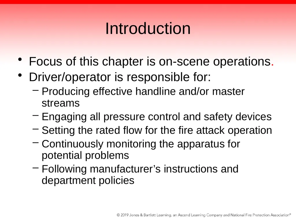Chapter 11: Fireground Operations Knowledge - slide 4 of 78