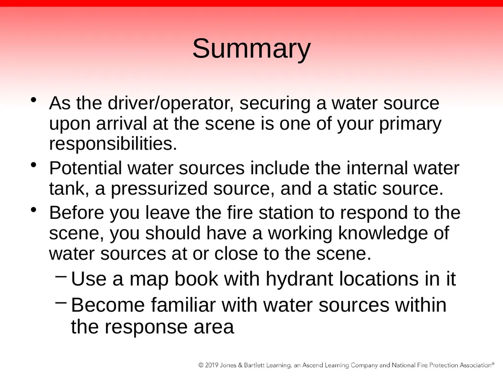 Chapter 11: Fireground Operations Knowledge - slide 76 of 78