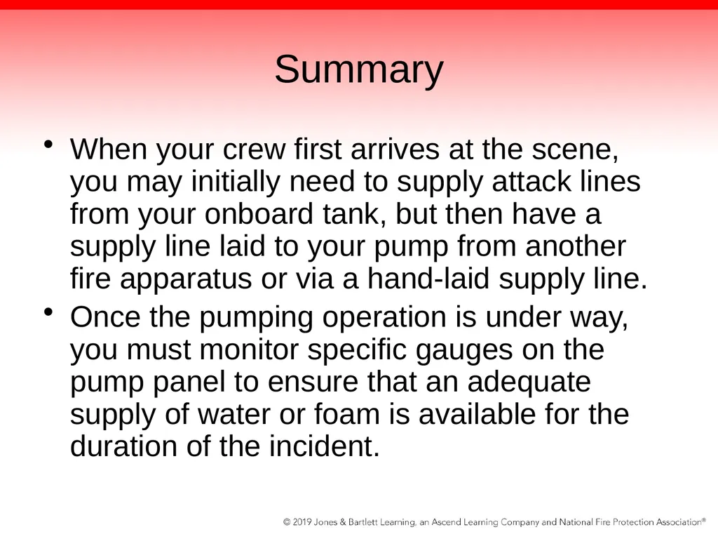 Chapter 11: Fireground Operations Knowledge - slide 77 of 78