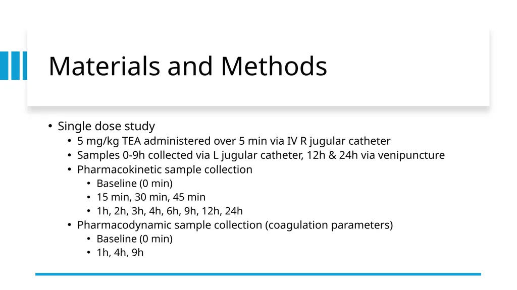 Pharmacokinetics and Pharmacodynamics of - slide 8 of 27