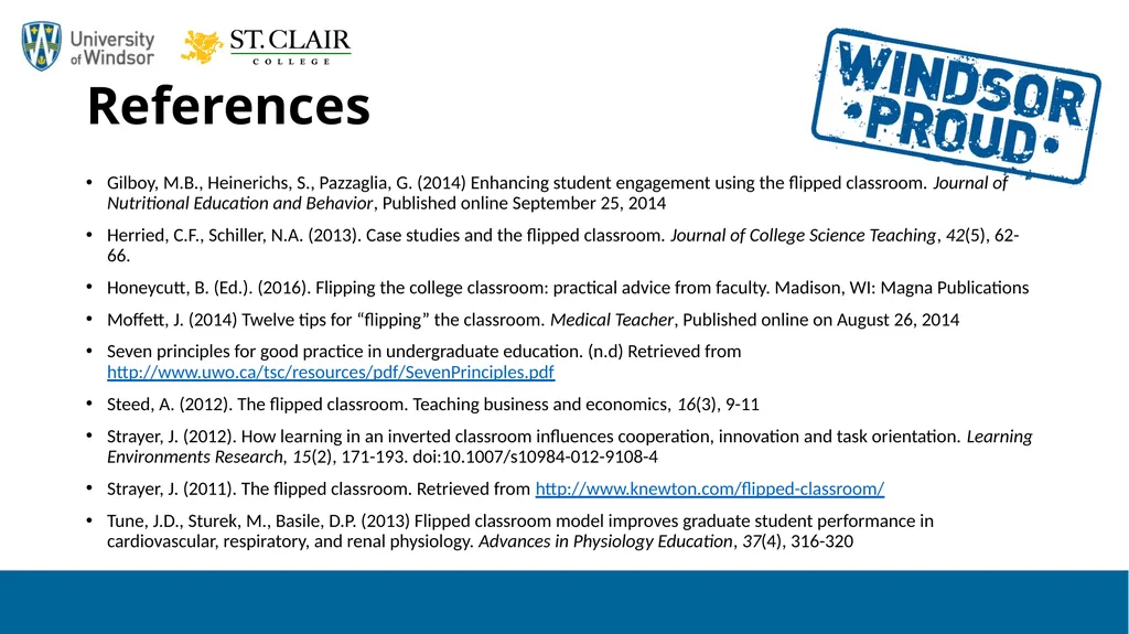 The Flipped Online Classroom A Strategy for - slide 31 of 33