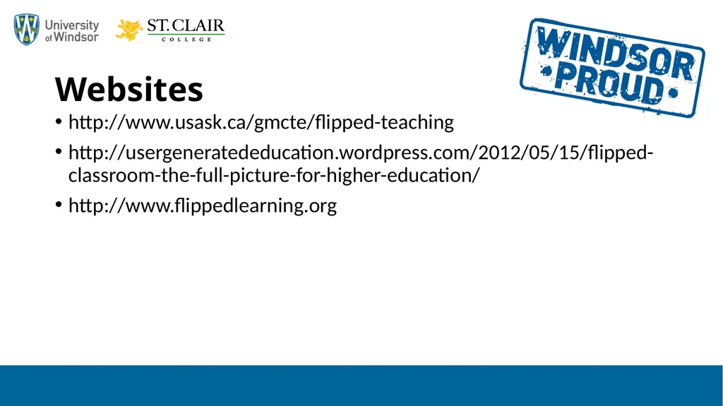 The Flipped Online Classroom A Strategy for - slide 32 of 33