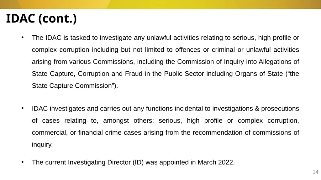 20 November 2024 SIU REFERRALS TO NPA PRESENTATION - slide 14 of 60