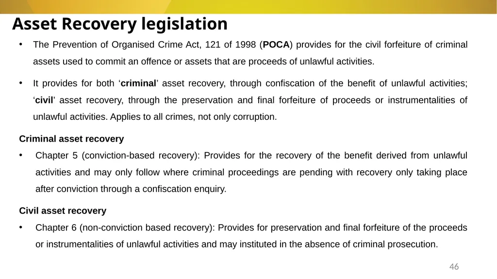 20 November 2024 SIU REFERRALS TO NPA PRESENTATION - slide 46 of 60