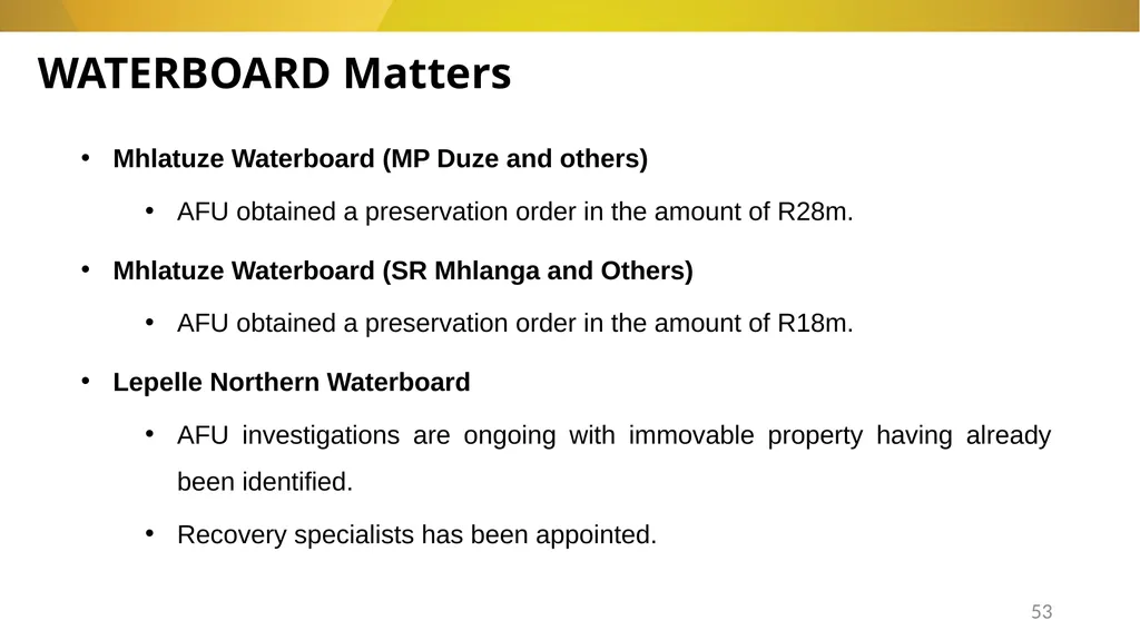 20 November 2024 SIU REFERRALS TO NPA PRESENTATION - slide 53 of 60