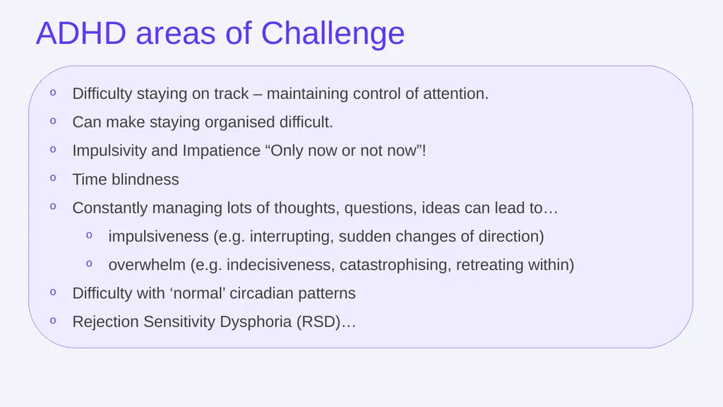 A Deep Dive into ADHD (Attention Hyperactivity - slide 12 of 25