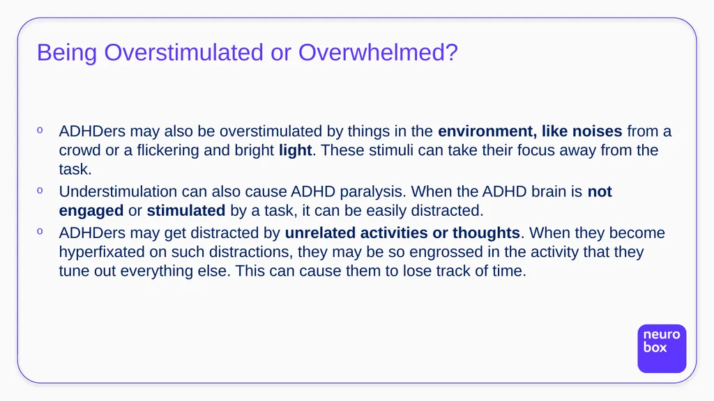 A Deep Dive into ADHD (Attention Hyperactivity - slide 18 of 25