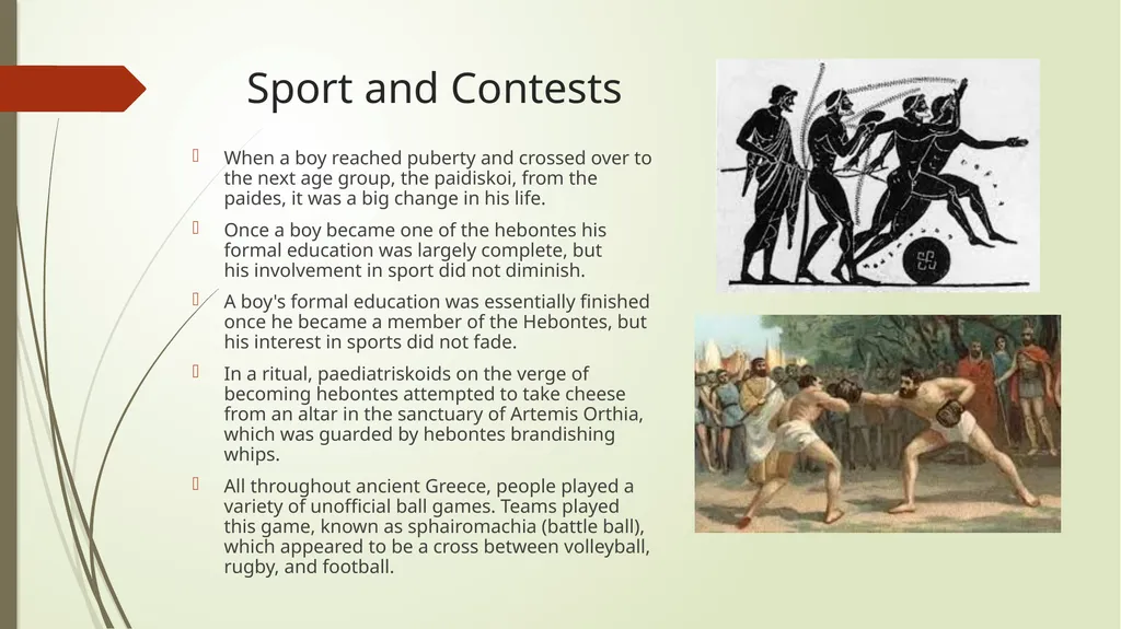 Sport and Society in Sparta Background In ancient - slide 5 of 11