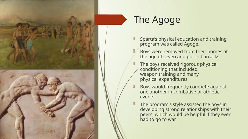 Sport and Society in Sparta Background In ancient - slide 4 of 11