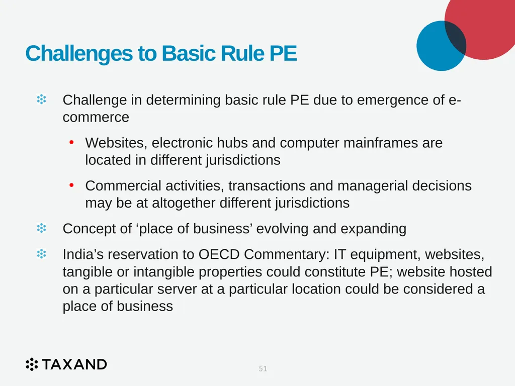 The Permanent Establishment Concept Taxand Asia - slide 51 of 68