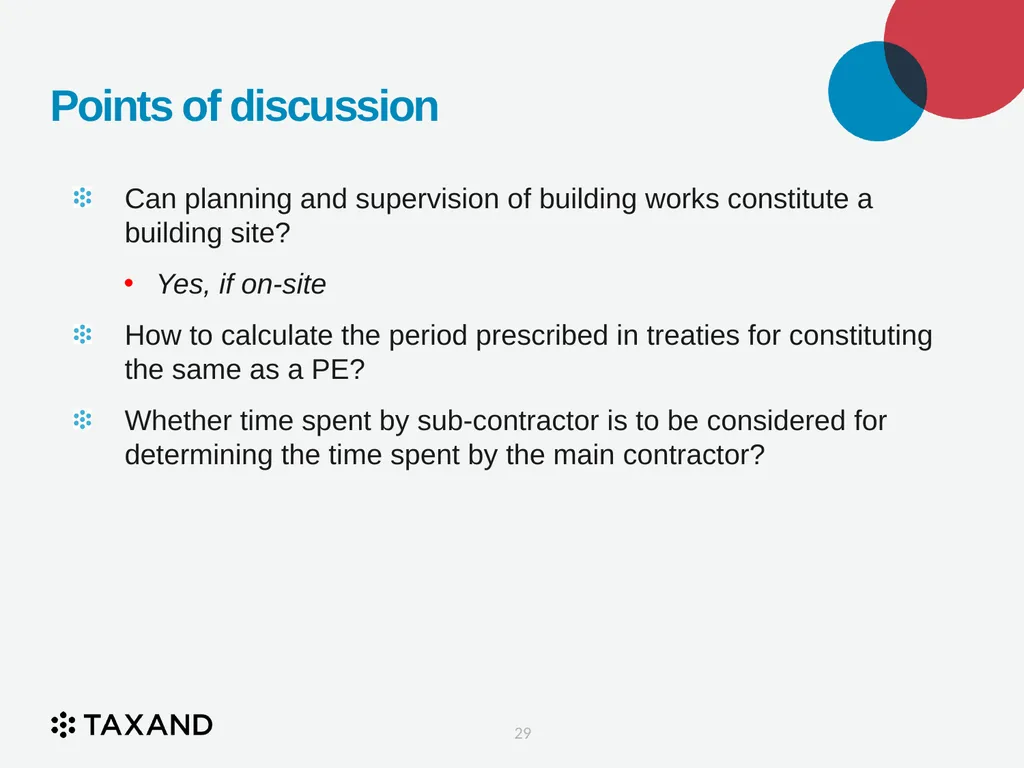The Permanent Establishment Concept Taxand Asia - slide 29 of 68