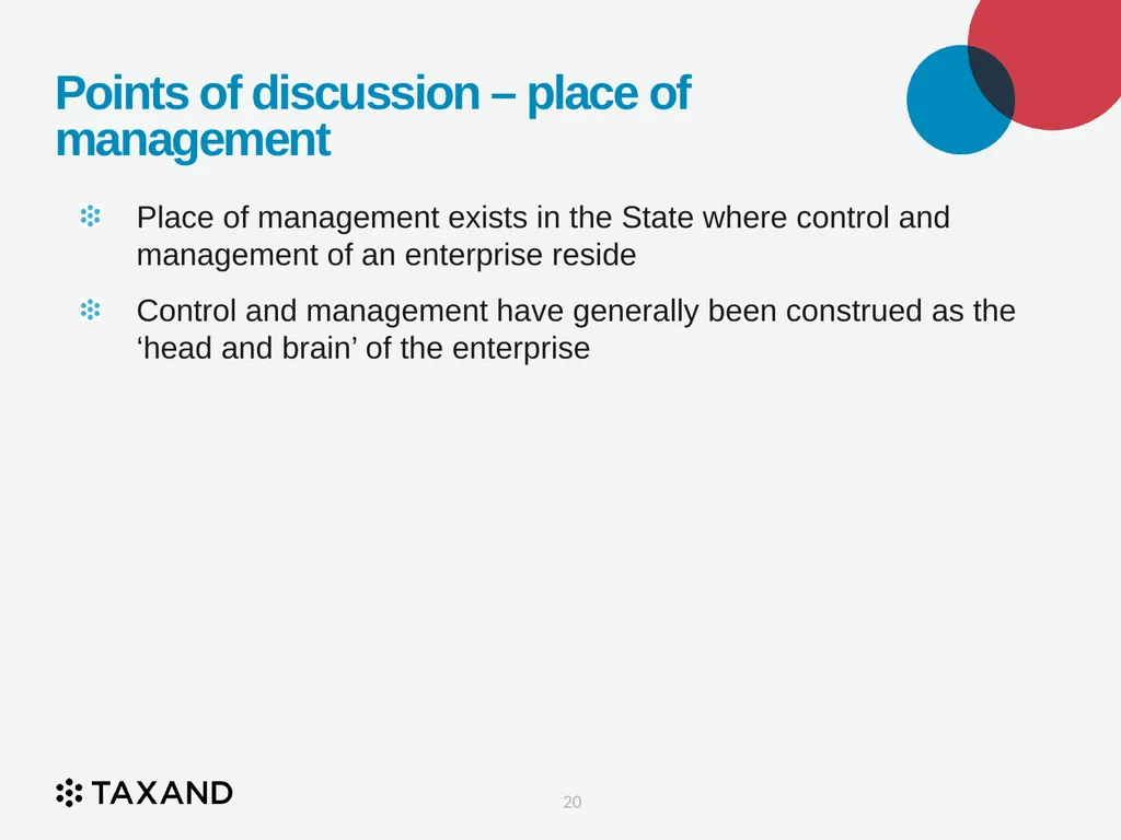 The Permanent Establishment Concept Taxand Asia - slide 20 of 68
