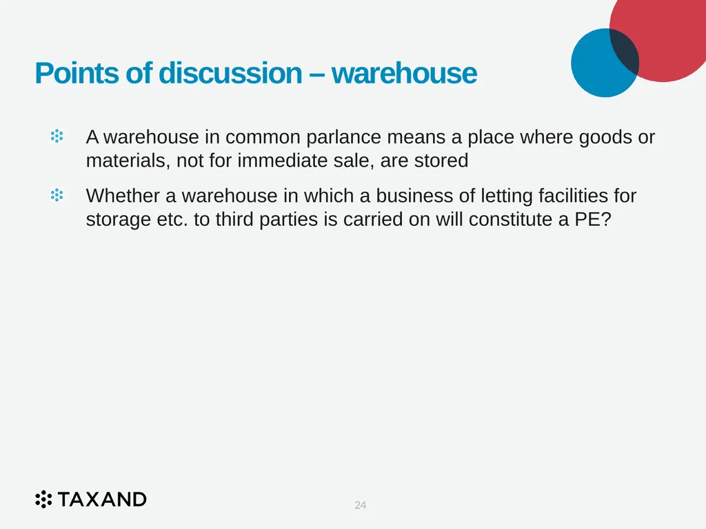The Permanent Establishment Concept Taxand Asia - slide 24 of 68