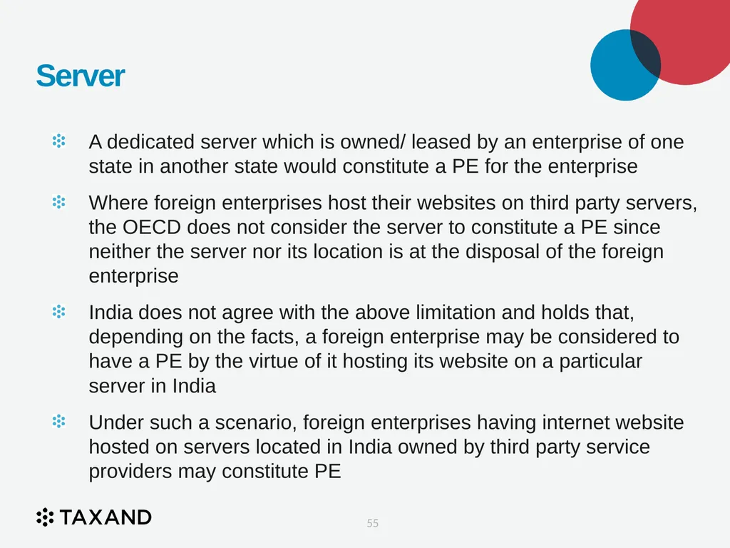 The Permanent Establishment Concept Taxand Asia - slide 55 of 68