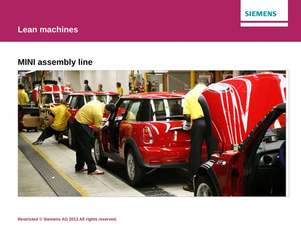 Topic 17: Lean machines Siemens Education Lean - slide 4 of 12