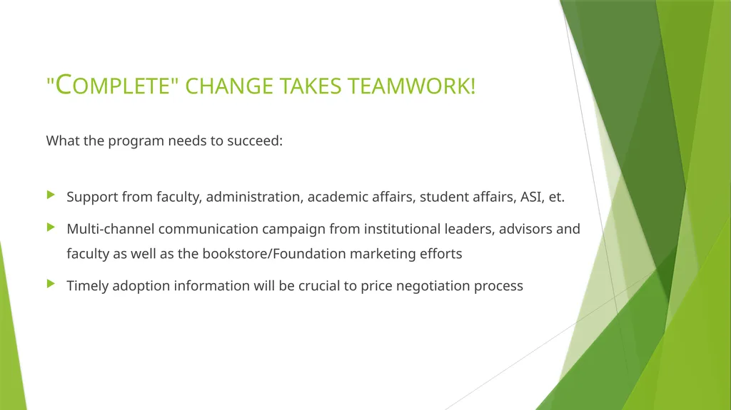 THE EVOLUTION OF CPP COURSE MATERIALS: INSTANT - slide 10 of 11