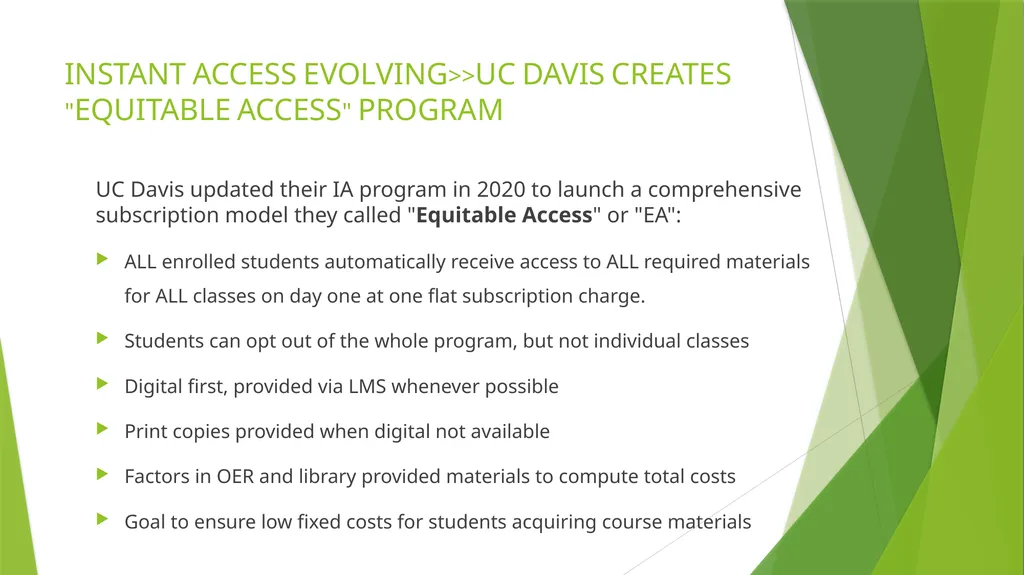THE EVOLUTION OF CPP COURSE MATERIALS: INSTANT - slide 5 of 11