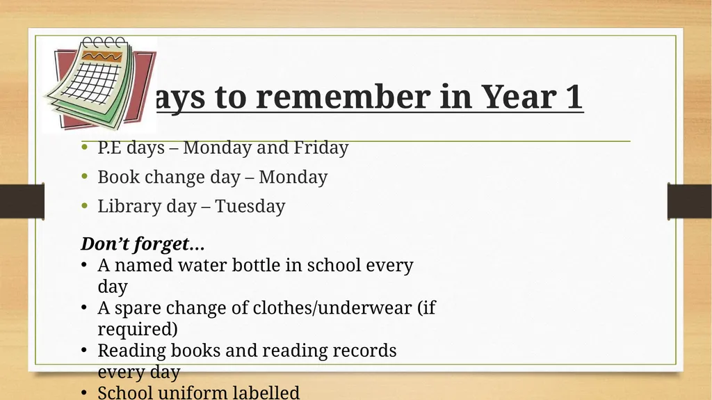 All about Year 1 Year 1 Team Mrs Danish – - slide 4 of 10