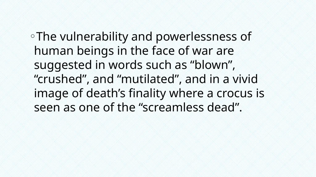 Eavan Boland – War Horse The violence in Northern - slide 7 of 12