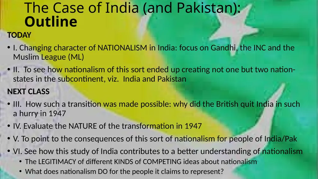 Part III: Consequences of Nationalism (1) Start - slide 4 of 13
