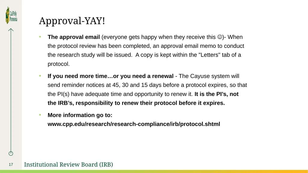 --- Cayuse Protocol Walkthrough ---- Presented by - slide 17 of 19