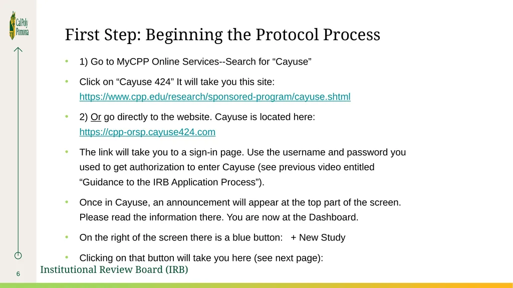 --- Cayuse Protocol Walkthrough ---- Presented by - slide 6 of 19