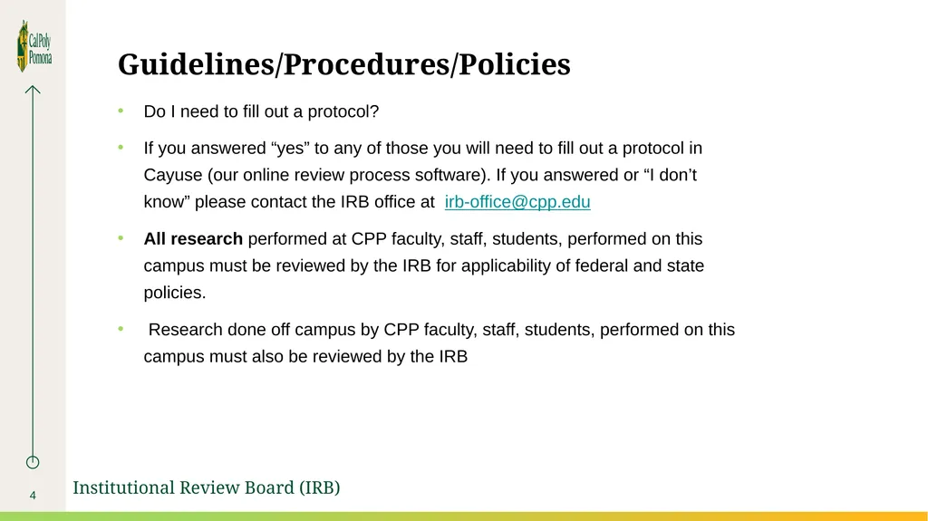 --- Cayuse Protocol Walkthrough ---- Presented by - slide 4 of 19