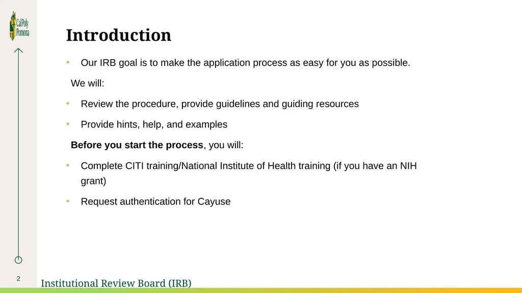 --- Cayuse Protocol Walkthrough ---- Presented by - slide 2 of 19